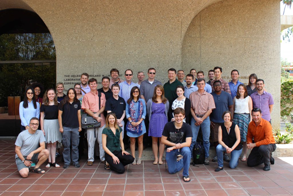 Members of the Mars 2020 Perseverance rover Mastcam-Z team gathered for a photograph after their team meeting at Caltech in August, 2015.