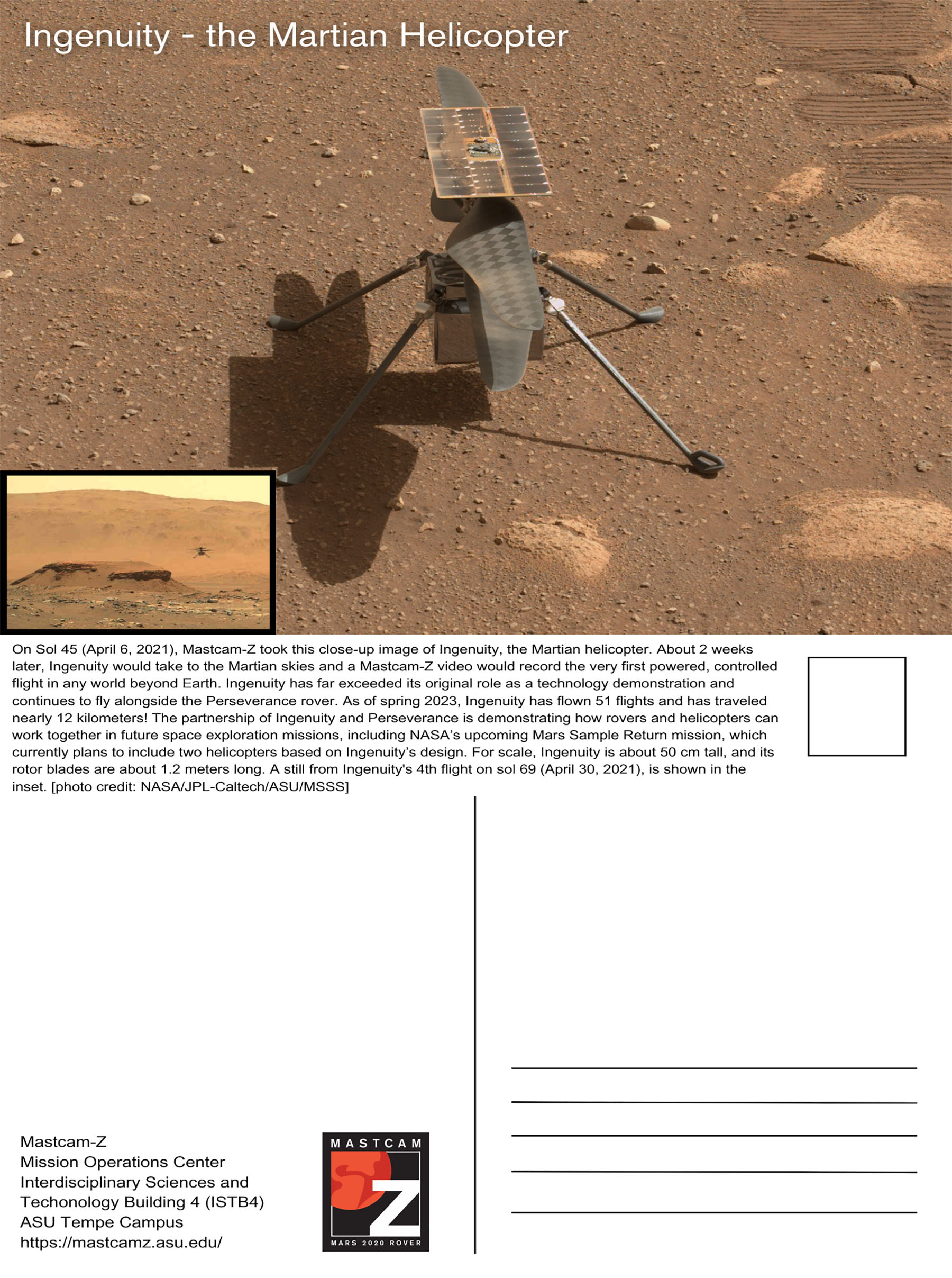 Postcards from Mars! - Mastcam-Z